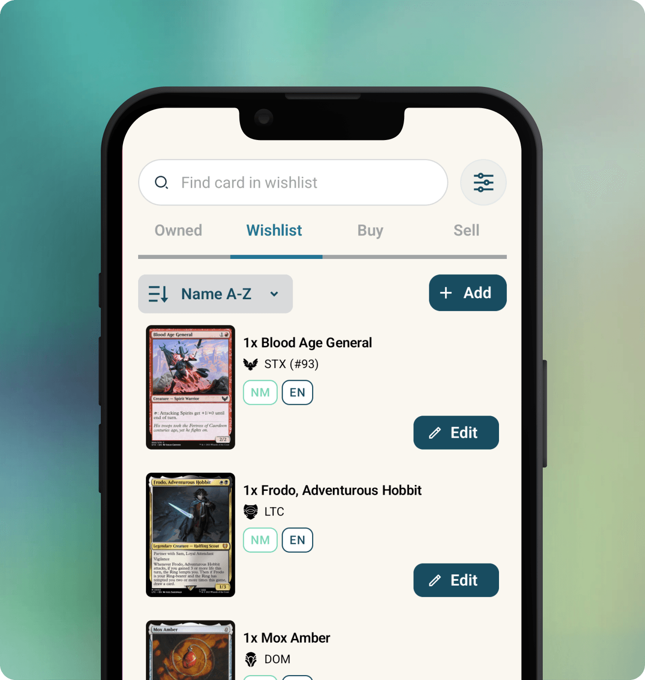 Keep cards in the right place